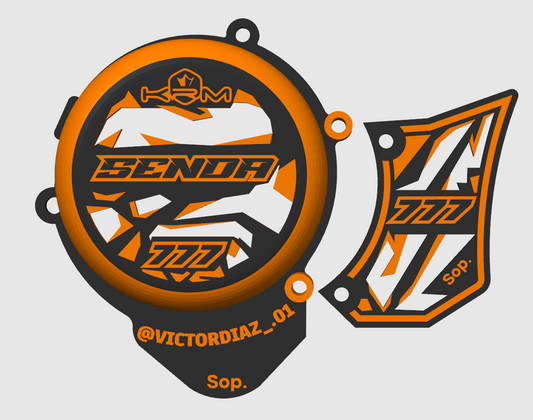 Kit Euro 2 piezas impresas en 3D para motor Euro 2